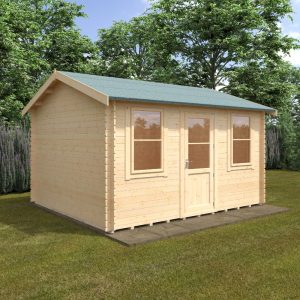 Redlands 14' x 12' Torrey Log Cabin - 28mm