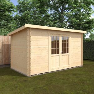 Redlands 14' x 8' Erin Log Cabin - 28mm