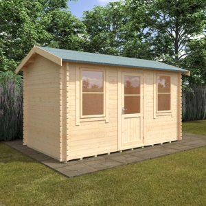 Redlands 14' x 8' Torrey Log Cabin - 44mm