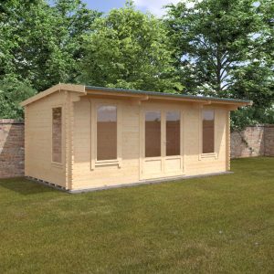 Redlands 20' x 10' Birkdale Log Cabin - 44mm