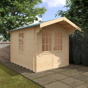 Redlands 8' x 10' Riviera Log Cabin - 28mm