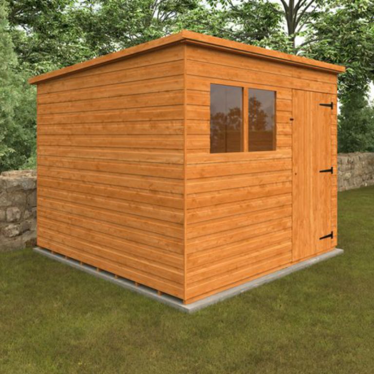 Redlands 8' x 8' Shiplap Pent Shed