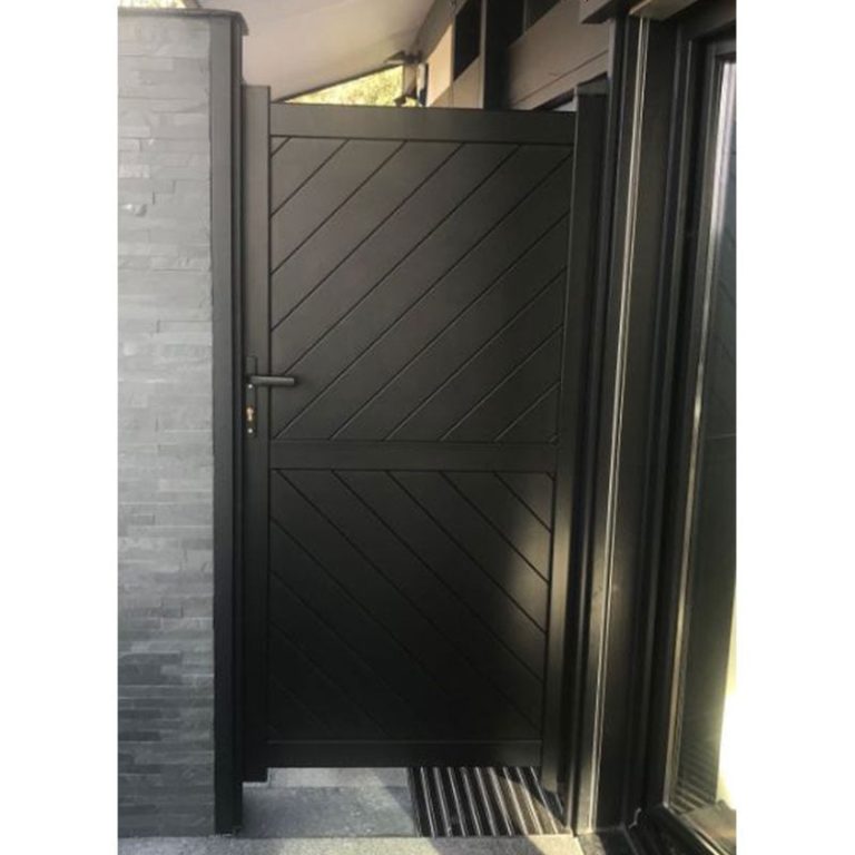 Barnstaple Premium Metal Side Gate - Black