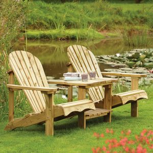 Rowlinson Softwood Adirondack Companion Seat