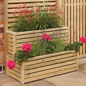 Rowlinson Slatted Tier Planter