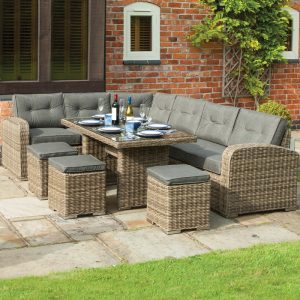 Rowlinson Thornbury Rattan Corner Dining Set