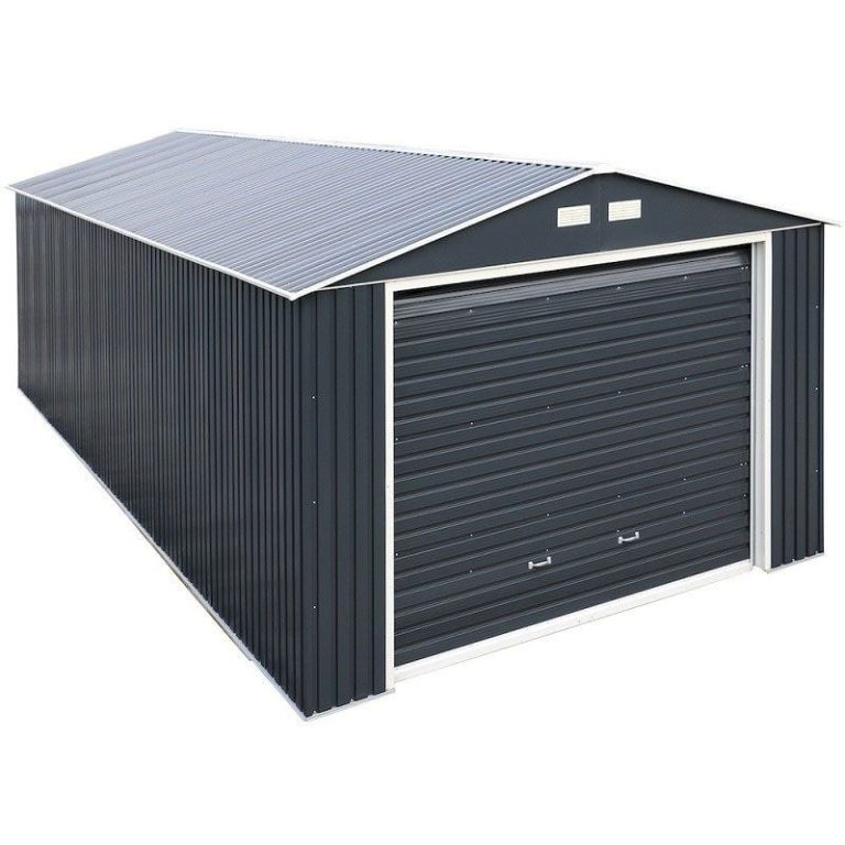 12' x 38' Sapphire Olympian Anthracite Metal Garage (3.62m x 11.35m)