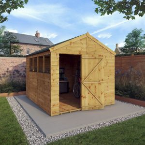 Adley 10' x 8' Premium Shiplap Modular Apex Shed