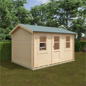 Redlands 14' x 10' Torrey Log Cabin - 28mm