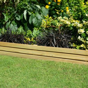 Forest Slatted Edging 1.2m (3 Pack)