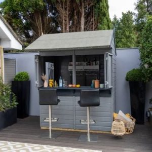 6' x 4' Forest 25yr Guarantee Shiplap Pressure Treated Garden Bar (1.99m x 1.88m)