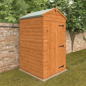 Redlands 4' x 4' Windowless Shiplap Modular Apex Shed