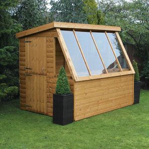 10' x 6' Traditional Shiplap Wooden Garden Potting Shed with 6' Gable (3.05m x 1.83m)