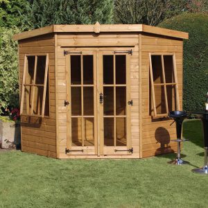 6' x 6' Traditional Stowe Corner Wooden Summer House