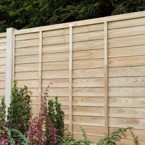 Forest 6' x 5' Pressure Treated Overlap Fence Panel (1.83m x 1.52m)