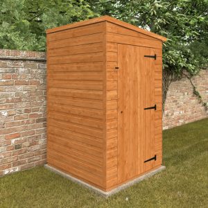 Redlands 4' x 4' Windowless Shiplap Modular Pent Shed