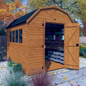 10'x8' Garden Barns - Loglap Mini Barn Shed - Whichshed.co.uk