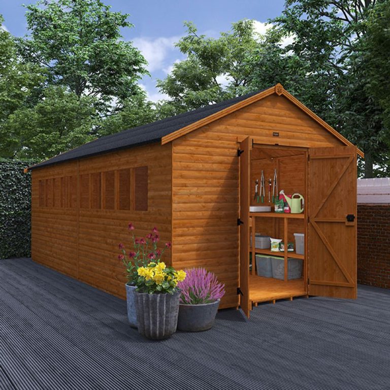 12'x10' Loglap XL Workshop Shed - Whichshed.co.uk