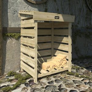 3'x2' Tiger Mini Log Store - Mini Log Store - Tiger Sheds