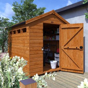 10'x6' Secure Garden Sheds - Security Apex Sheds UK - Whichshed.co.uk