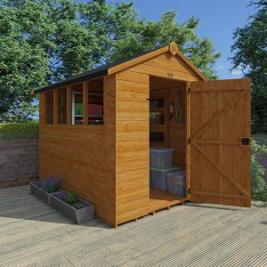 10'x5' Tiger Shiplap Apex Shed - Wooden Shiplap Sheds - Whichshed.co.uk