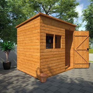 10'x6' Tiger Shiplap Extra High Pent - Whichshed.co.uk