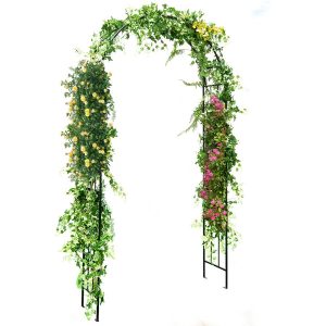 Garden Arch Climbing Plants Support Archway - Black