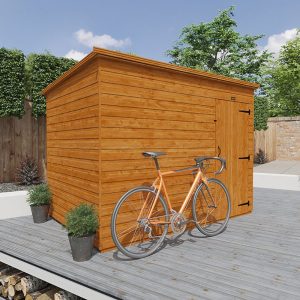 10'x6' Tiger Shiplap Windowless Pent Shed Plus - Whichshed.co.uk