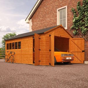 16'x10' Tiger Wooden Garage - Whichshed.co.uk