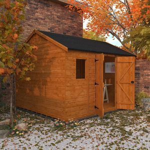 10'x10' Tiger Workman Apex Shed - Heavy Duty Shiplap Sheds - Whichshed.co.uk