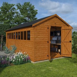 12'x10' Tiger XL Heavyweight Workshop Shed - Heavy Duty - Whichshed.co.uk