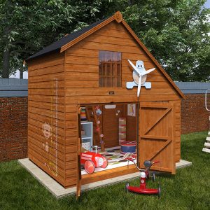 6'x8' Tigercub Groovy Garage Playhouse - Whichshed.co.uk