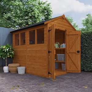 12'x6' Tigerflex Shiplap Apex Double Door Shed - Whichshed.co.uk