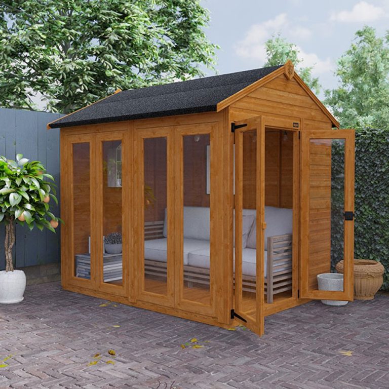 12'x4' TigerFlex® Shiplap Apex Full Pane Summerhouse - Whichshed.co.uk