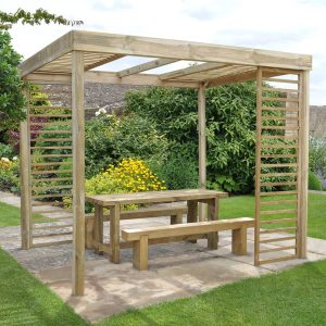 Dining Pergola With Panels