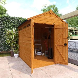 12'x4' TigerFlex Apex Security Double Door Shed - Whichshed.co.uk