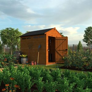 8'x4' TigerFlex Shiplap Apex Security Shed - Whichshed.co.uk