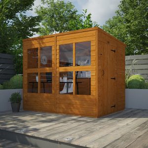 12'x6' TigerFlex® Shiplap Pent Sunroom - Whichshed.co.uk