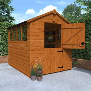 10'x7' Tiger Shiplap Apex Stable Door Shed - Wooden Shiplap Sheds - Whichshed.co.uk