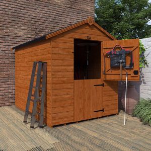 10'x6' Tiger Shiplap Windowless Apex Stable Door Shed - Wooden Shiplap Sheds - Whichshed.co.uk