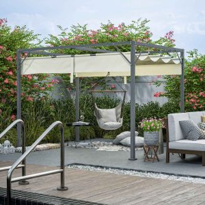 Metal Pergola - Beige