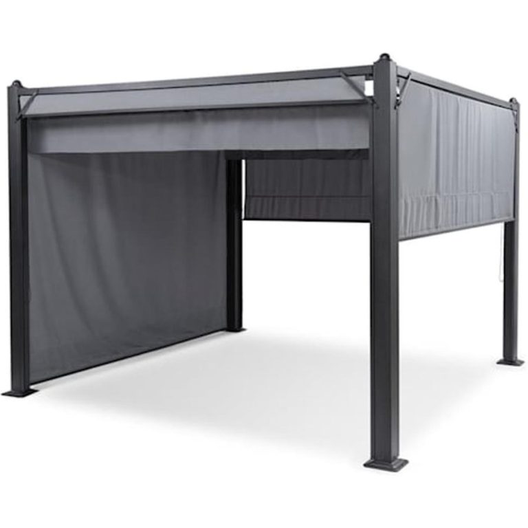 Naples Aluminum Pergola - Dark Grey