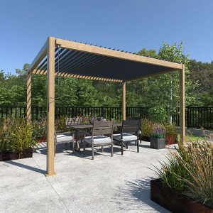 13.1'x9.8' Tiger Modular - Pergola - Aluminum Pergola - Whichshed.co.uk