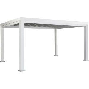 Windham Modern Steel Pergola - White / 427cm