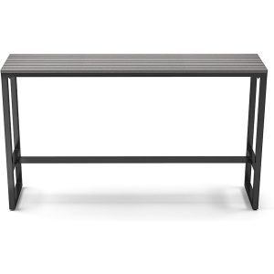 105CM Height Grey Outdoor Bar Table