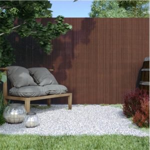 Brown Privacy Fence PVC Bamboo Outdoor Garden Balcony Screen