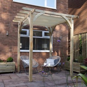 Ultima Pergola with Canopy Kit  - Cream / 2.5m