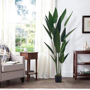 160cm Artificial Bird of Paradise Plant Fake Tropical Tree in Pot