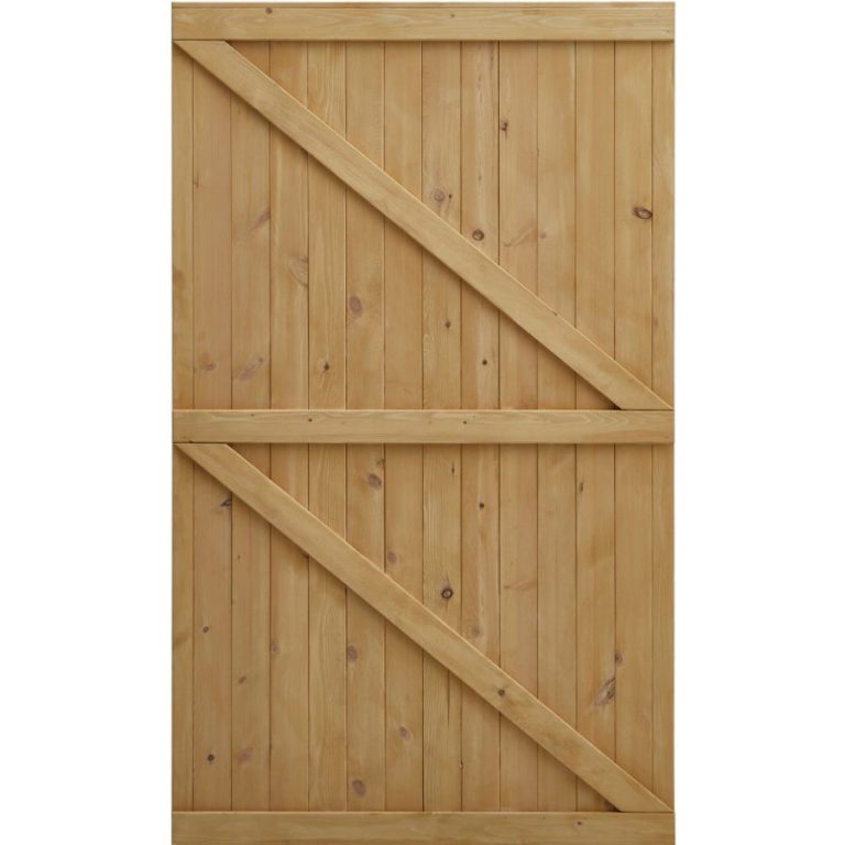 91CM Wide Pine Wood Garden Gate with Latch