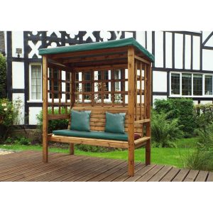 Charles Taylor Bramham 3 Seater Arbour - Green